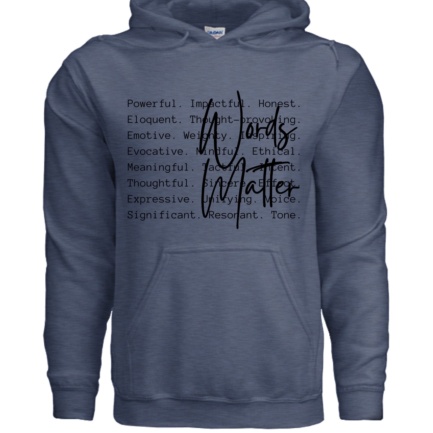 Heather Sport Dark Navy - FRONT